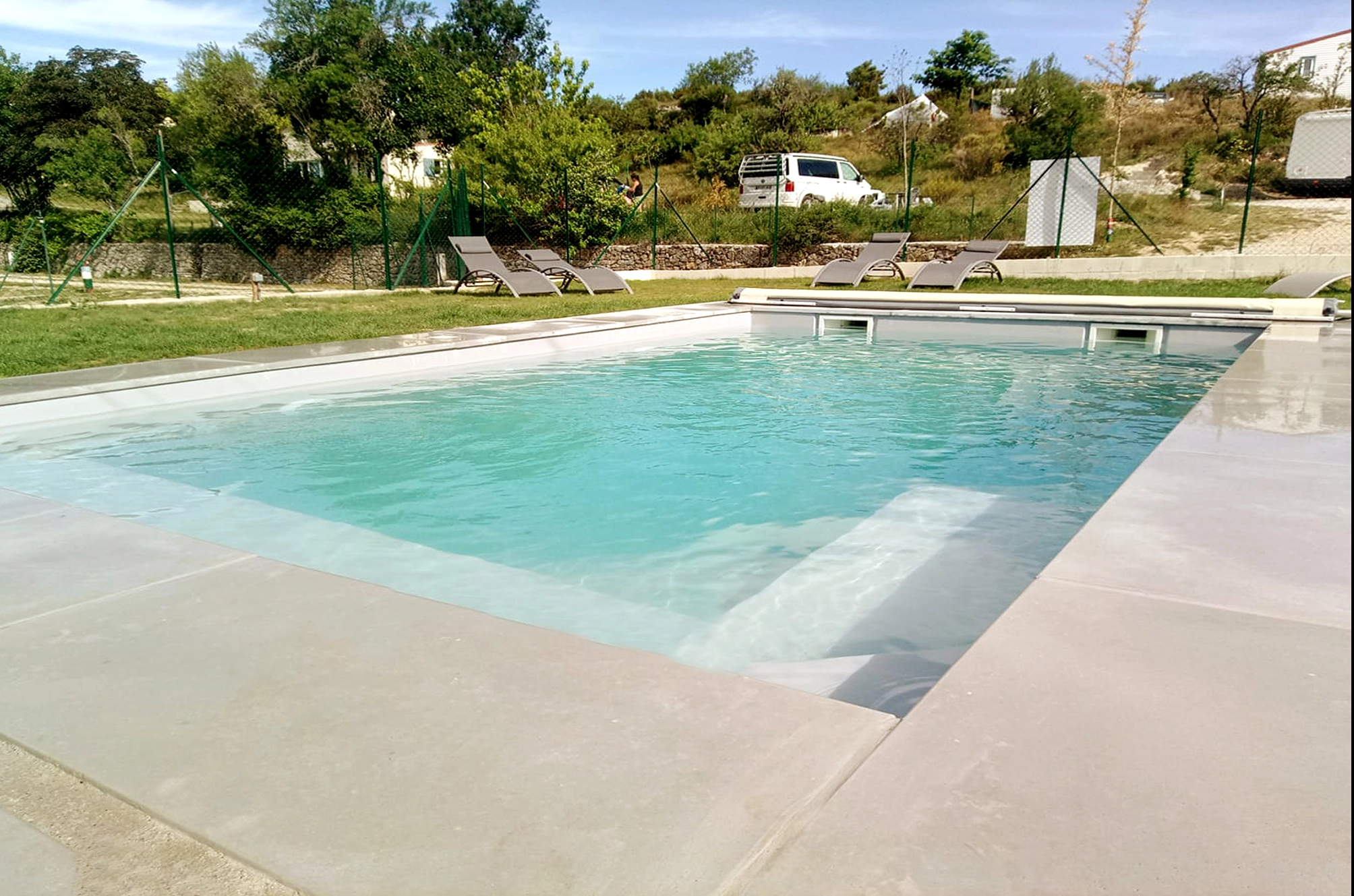 swimming pool camping gorges du Verdon